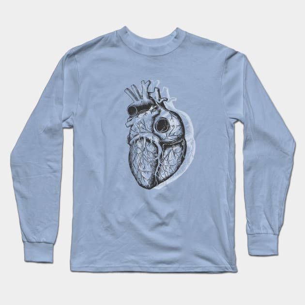 Anatomical Heart • Pastel Goth Long Sleeve T-Shirt by Rike Mayer